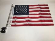 Pactrade Marine Boat American Flag USA 12"X18" Stainless Steel P